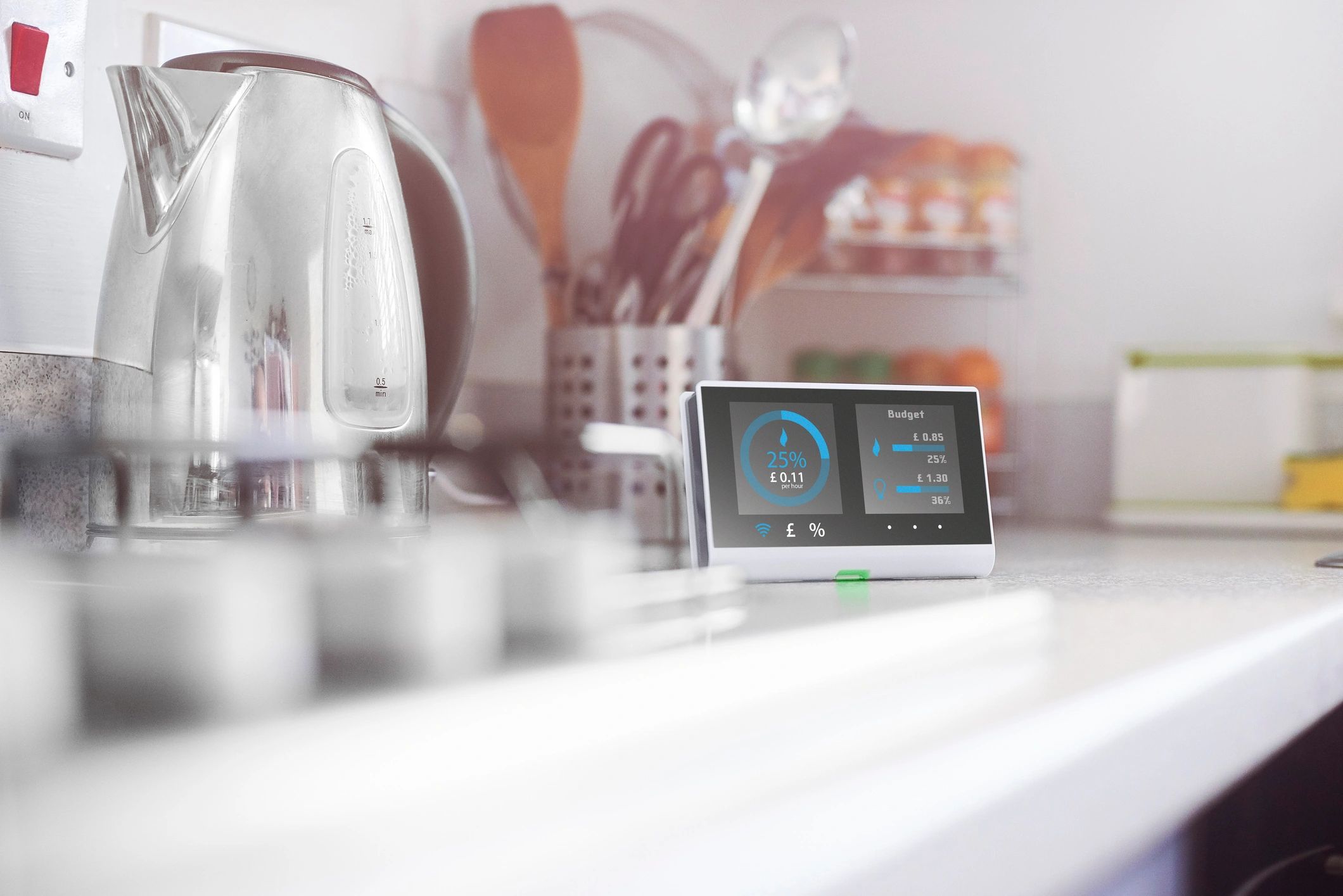 Smart home energy meter display