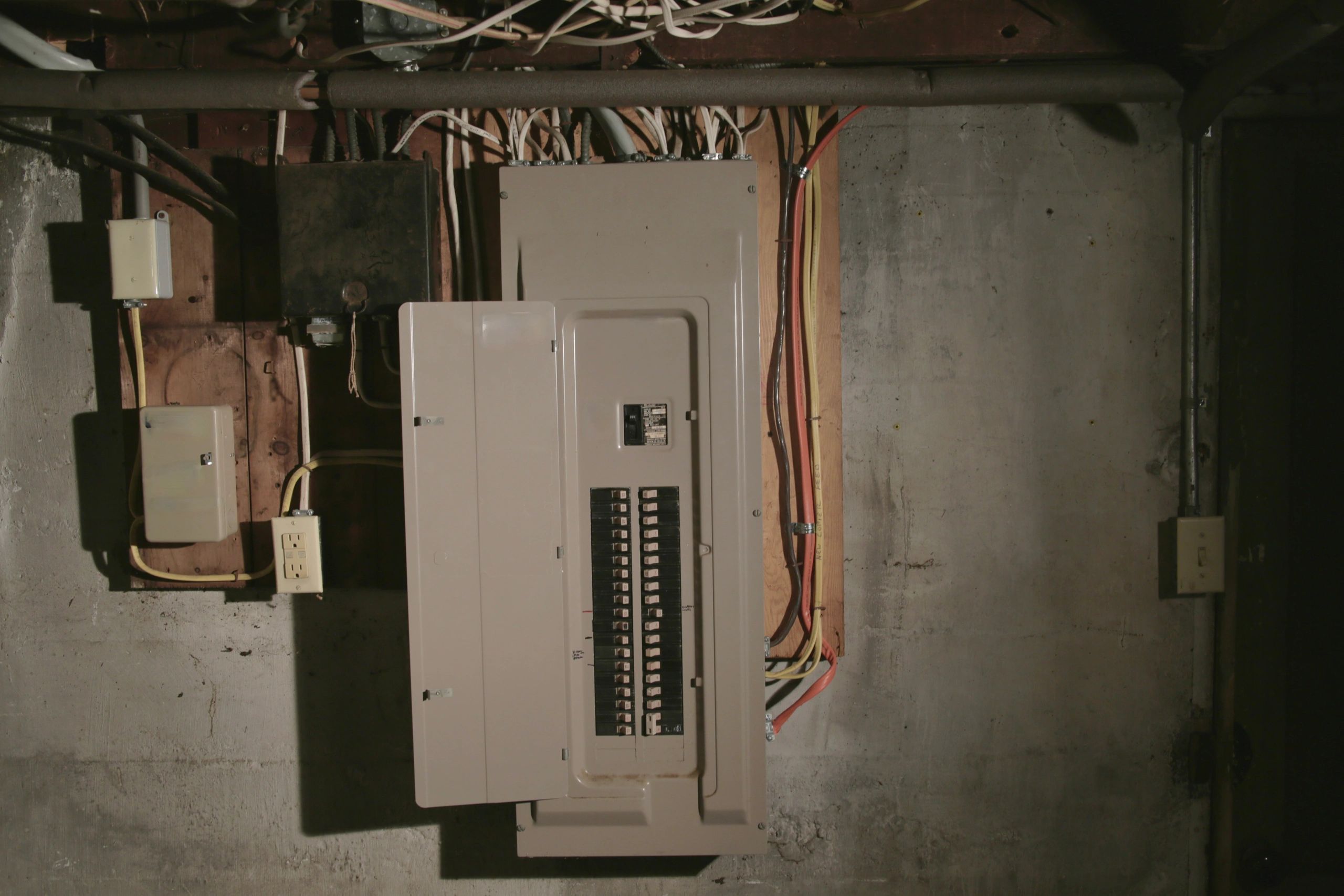 Electrical panel representing the technical details behind electricity service