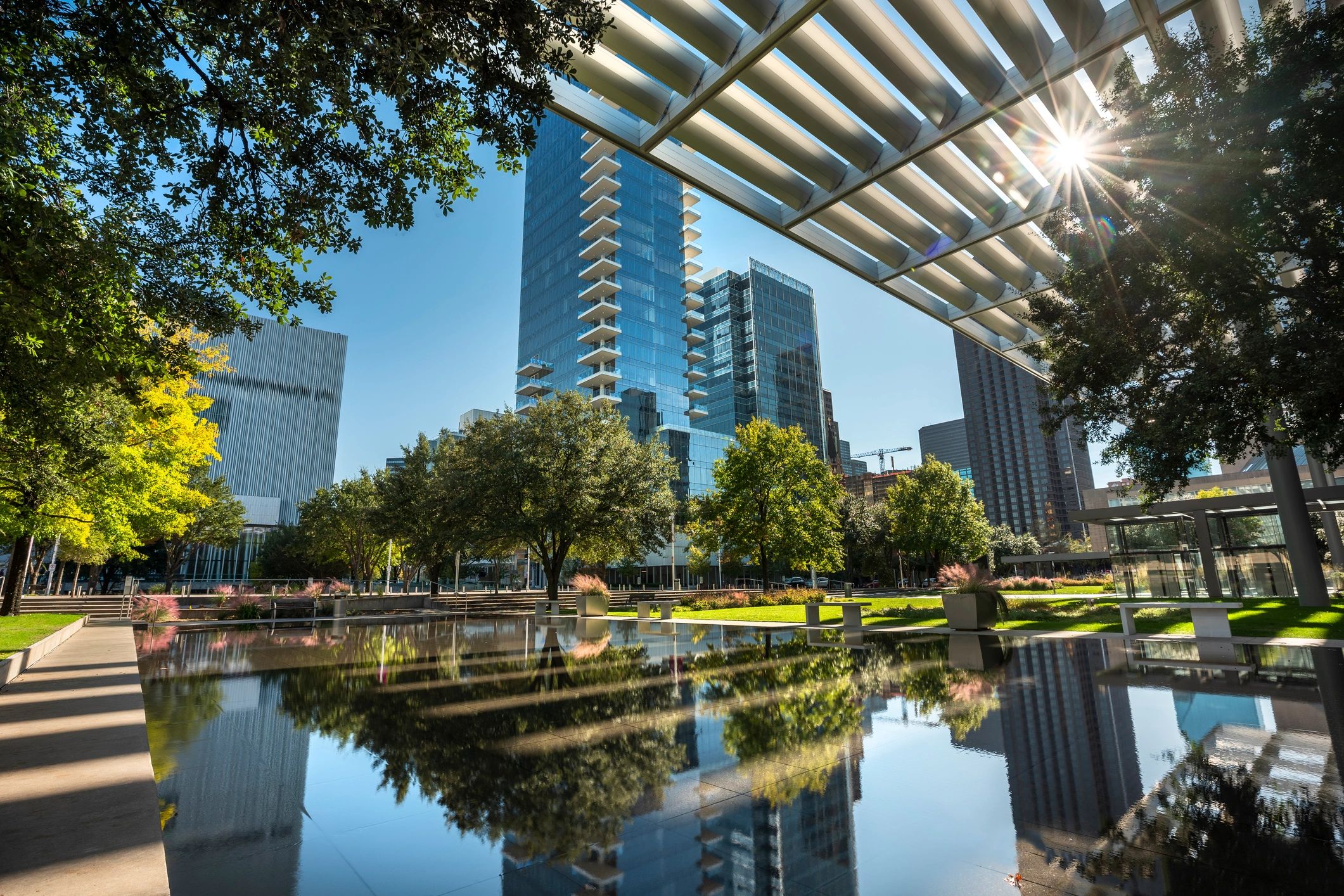 Dallas skyline in daylight